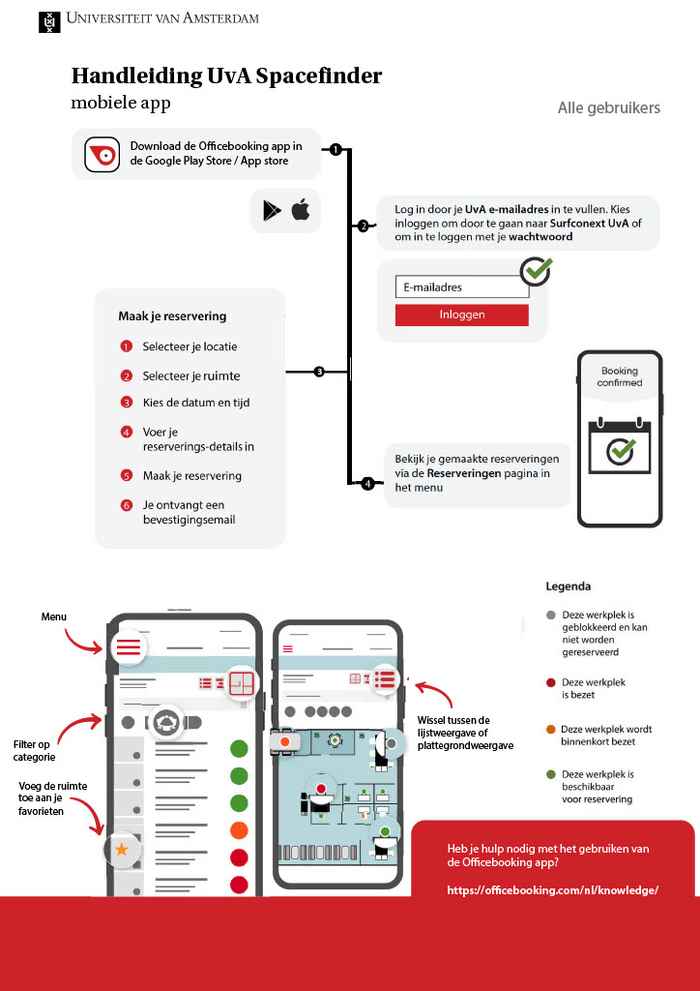 Handleiding mobiele app